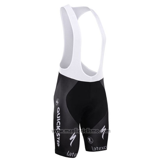 2016 Abbigliamento Ciclismo UCI Mondo Campione Lider Quick Step Bianco Manica Corta e Salopette